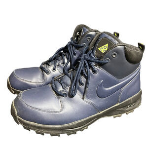 Nike Boots‎ Men's ACG Blue Hiking Walking Combat Waterproof Patrol Shoes 10.5